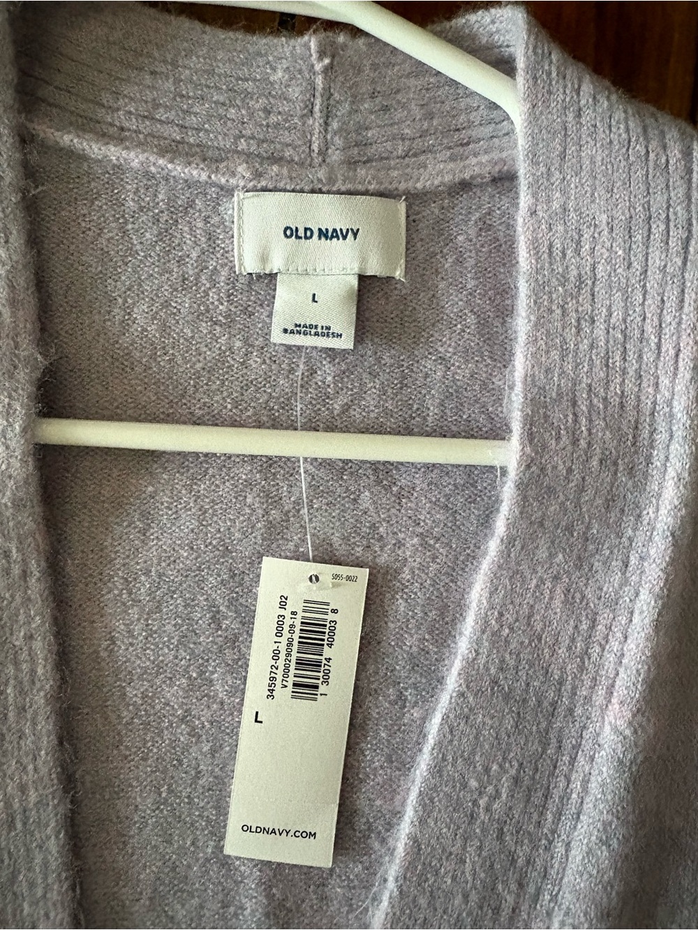 Old Navy Light Lavender Open-Front Women’s Cardigan - Picture 2 of 4
